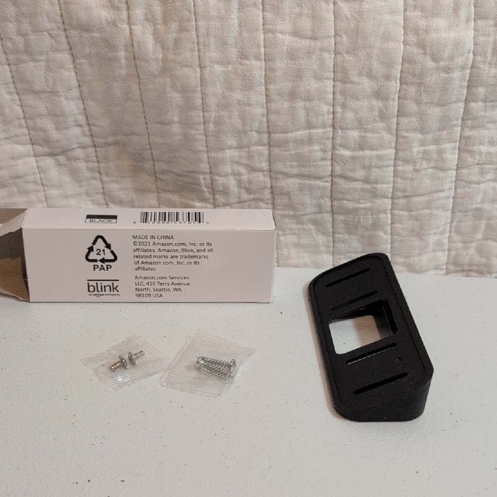 Blink Doorbell Black Corner Mounting Bracket